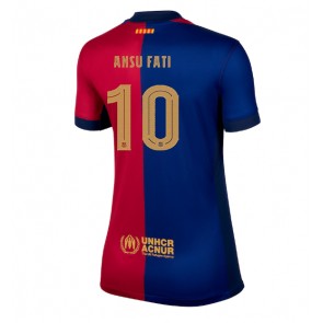 Barcelona Ansu Fati #10 Hemmatröja Dam 2024-25 Kortärmad